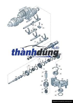 CÀNG ĐI SỐ 5 & LÙI HYUNDAI I10 2008-2013 | 4386202502 - Ảnh 3