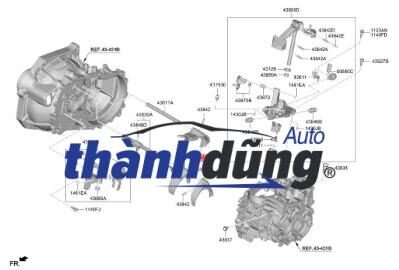 CÀNG ĐI SỐ 5 & LÙI HYUNDAI I10 2008-2013 | 4386202502 - Ảnh 4