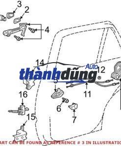 TAY MỞ CỬA TRONG KIA SORENTO 2009-2020 | 836202P000 - Ảnh 4