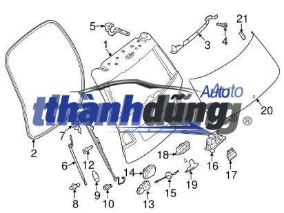 CÁP MỞ CỐP HẬU TOYOTA VIOS 2017-2022 | 646070D480 - Ảnh 5