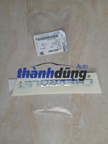 CHỮ CHEVROLET CỐP HẬU CHEVROLET SPARK 2011-2015 | 95970965