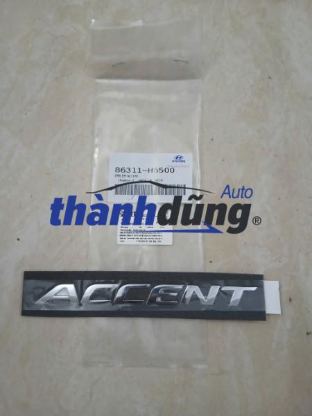 CHỮ ACCENT CỐP SAU HYUNDAI ACCENT 2020-2024 | 86311H6500