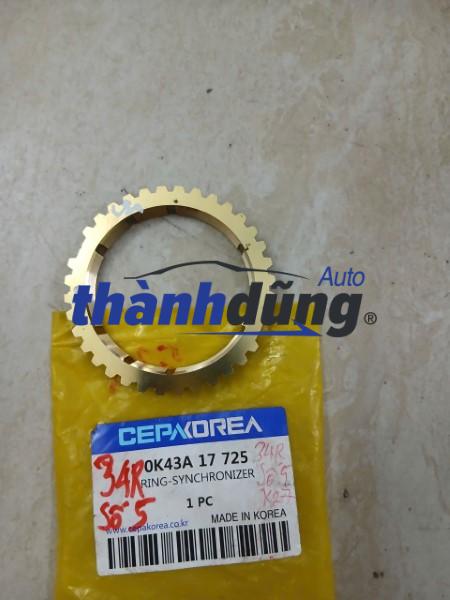 VÀNH ĐỒNG TỐC SỐ 5 (34 RĂNG) KIA K3000 | 0K43A17725