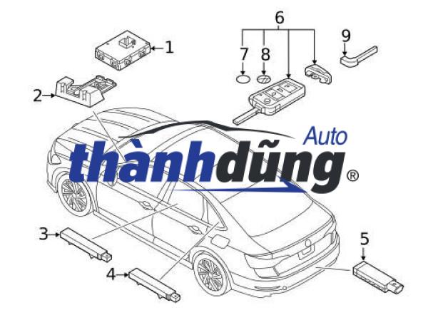 HỘP CHÌA KHÓA ĐIỆN MAZDA 6 2016-2025 | DFR5675U0 - Ảnh 5