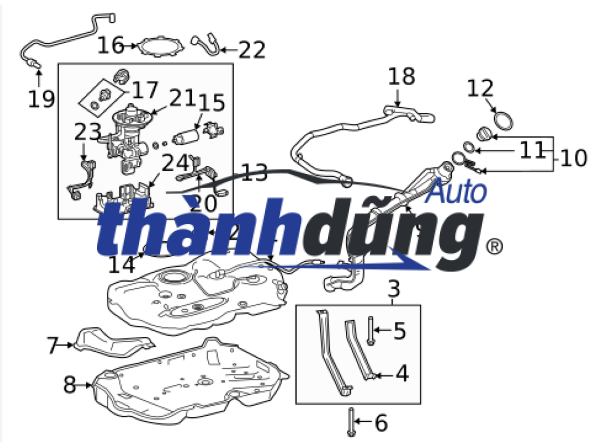 BÌNH XĂNG VINAXUKI 650KG 2007-2011 | BX27129211 - Ảnh 4