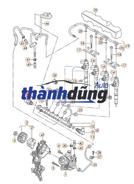 CẢM BIẾN THANH RAIL NHIÊN LIỆU ISUZU MUX 2018-2024 | 8981816160 - Ảnh 4