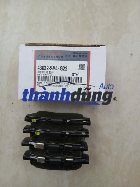 BỐ THẮNG SAU HONDA CIVIC 2006-2012 | 43022SV4G22