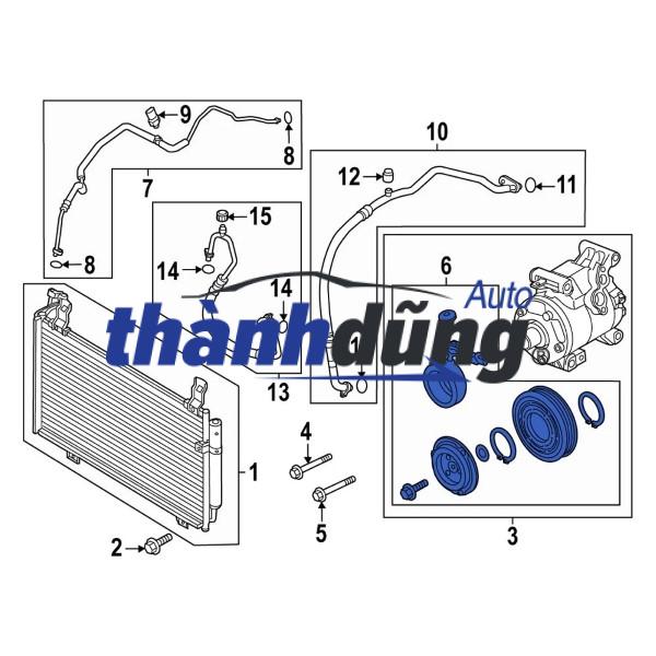 PULY LỐC LẠNH TOYOTA VELOZ 2022-2026 | 88410BZ410 - Ảnh 5