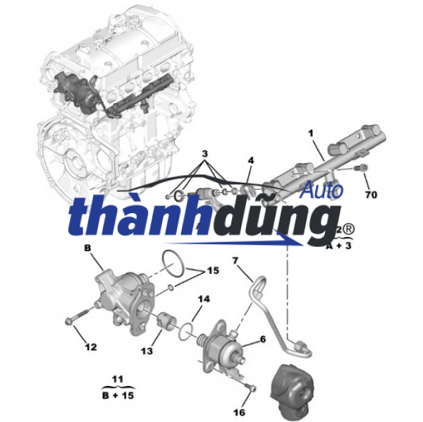 PHỚT KIM PHUN PEUGEOT 208 2009-2015 | 9806089280 - Ảnh 5