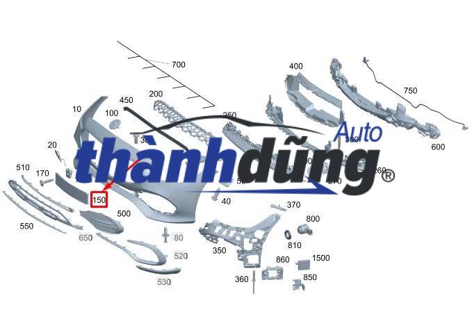 GIÁ BẮT BIỂN SỐ MERCEDES GLC250 2016-2022 | 2538802102 - Ảnh 5