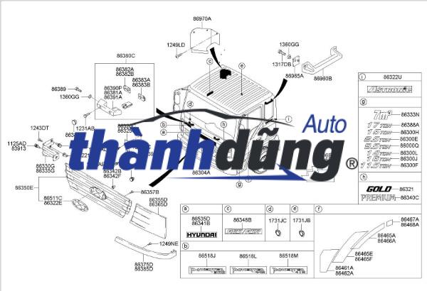 BỆ DẴM CHÂN HINO 300 2003-2016 | 510833705 - Ảnh 5