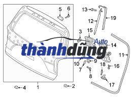 Ổ NGẬM CỐP HẬU TOYOTA RAIZE 2022-2026 | 69350BZ250 - Ảnh 5