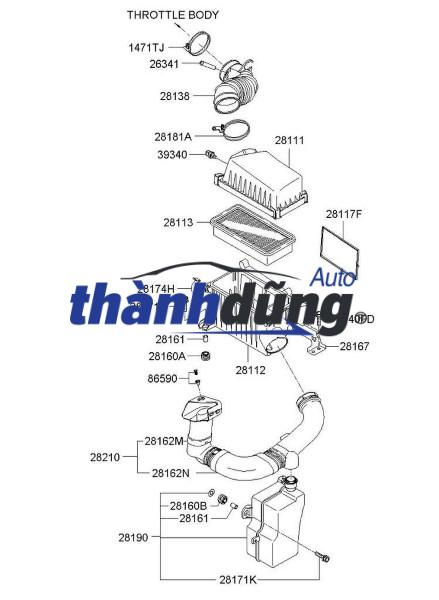 CẢM BIẾN NHIỆT ĐỘ KHÍ NẠP KIA BONGO 3 2006-2016 | 3934026010 - Ảnh 5