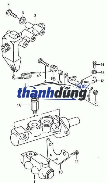 VAN CHIA DẦU PHANH CHEVROLET AVEO 2006-2012 | 96534549