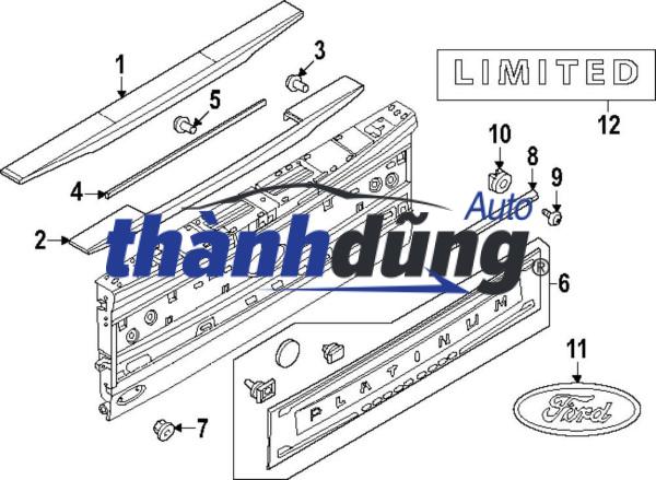LOGO CAM LÙI FORD F150 2019-2023 | CL3Z9942528B - Ảnh 4
