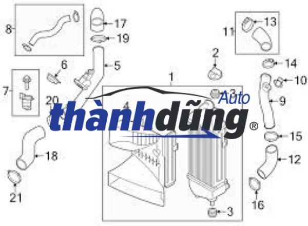 CẢM BIẾN KHÍ NẠP (MAP) HYUNDAI HD72 | 3930084400 - Ảnh 4