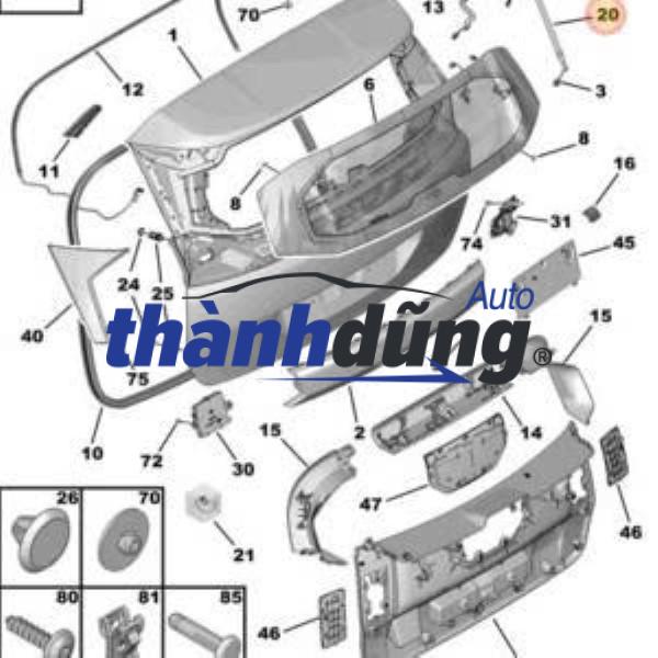 BA ĐỜ SỐC DƯỚI KIA SORENTO 2021-2025 | 86612P2001 - Ảnh 4