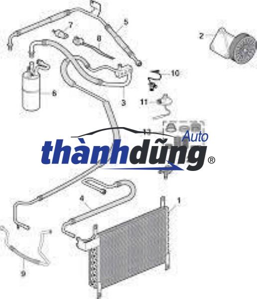 GIÀN NÓNG PEUGEOT 208 2012-2019 | 9801666680 - Ảnh 6