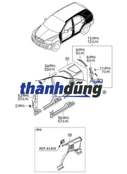 HÔNG NGOÀI SAU MITSUBISHI XPANDER 2018-2025 | 78113W010P - Ảnh 5