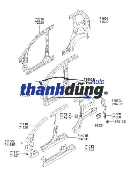 HÔNG NGOÀI SAU MITSUBISHI XPANDER 2018-2025 | 78113W010P - Ảnh 4