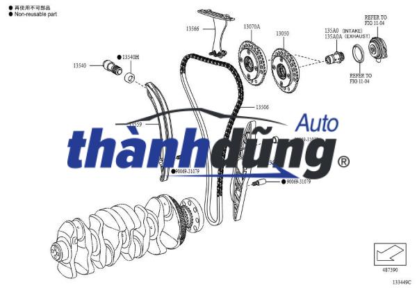 ỐC TRỤC CAM PEUGEOT 3008 2018-2023 | 9808341580 - Ảnh 4