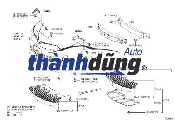 XỐP GIẢM CHẤN BA ĐỜ TRƯỚC KIA K3 2018-2023 | 86520M6800 - Ảnh 5