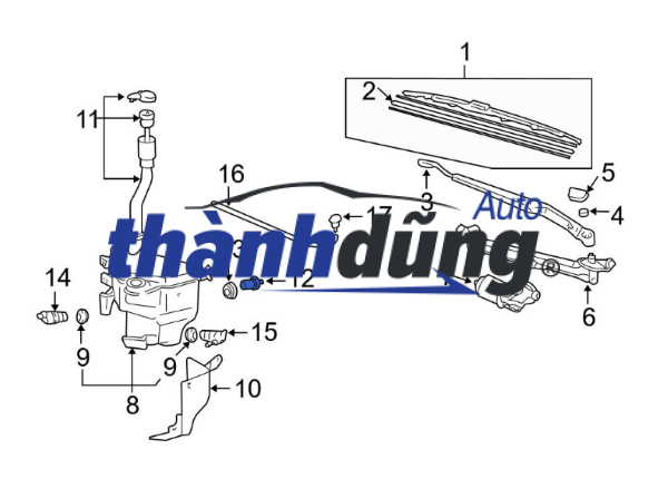 CẢM BIẾN MỨC NƯỚC RỬA KÍNH LEXUS IS350 2006-2013 | 8539733230 - Ảnh 5