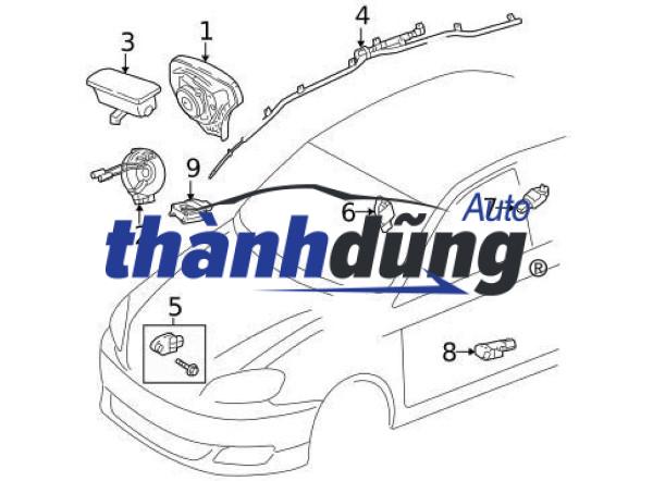 CẢM BIẾN TÚI KHÍ TOYOTA YARIS 2008-2013 | 8917309790 - Ảnh 5