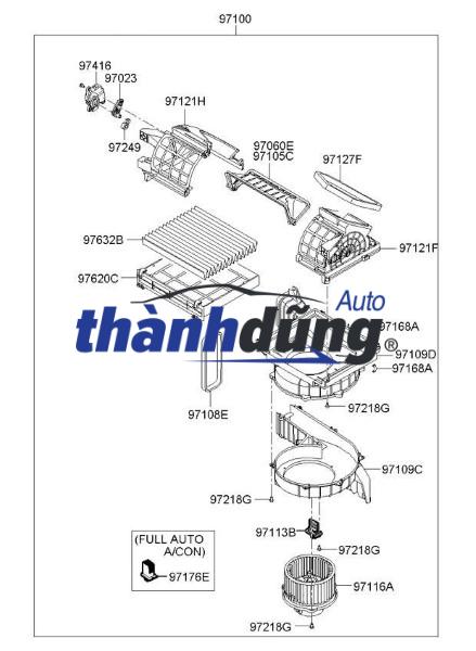 MOTOR TRỘN GIÓ KIA RONDO 2011-2015 | 971251D000 - Ảnh 4