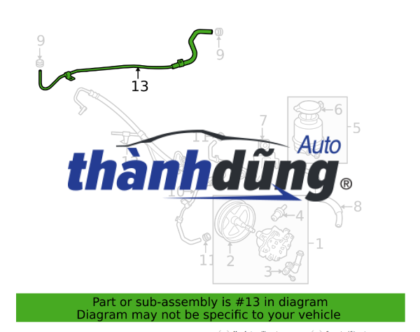 ỐNG DẦU HỒI THƯỚC LÁI DAEWOO GENTRA 2006-2010 | 95212814 - Ảnh 5