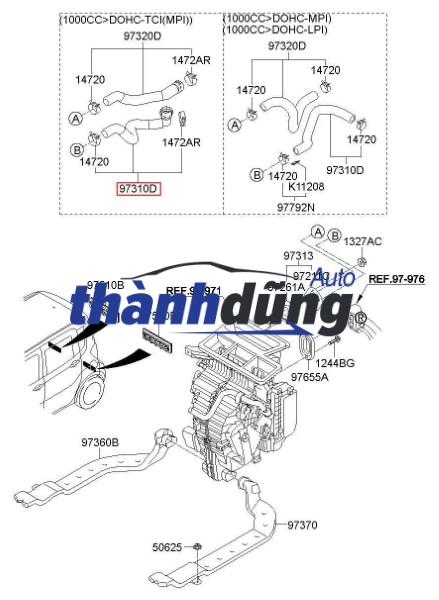 254204X620 ỐNG NƯỚC LÀM MÁT EGR KIA K3000 2006-2011 - Ảnh 3