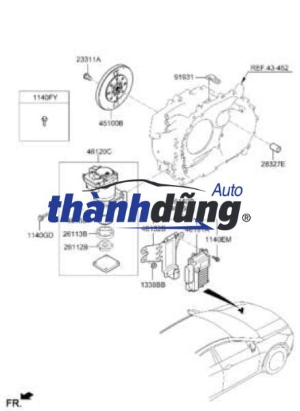 DẦU HỘP SỐ MT 80W-90 GL-5 MITSUBISHI LANCER | MILL2105D