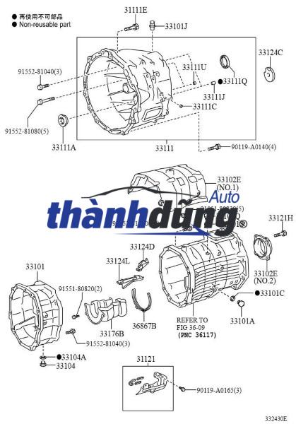 DẦU HỘP SỐ MT 80W-90 GL-5 MITSUBISHI LANCER | MILL2105D