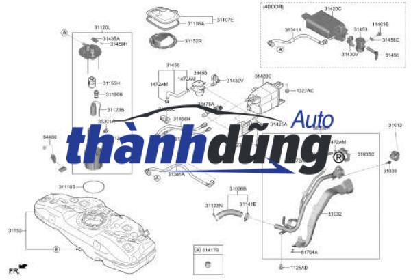 CỤM BƠM XĂNG FORD TOURNEO 2019-2024 | GK299H307AB - Ảnh 4