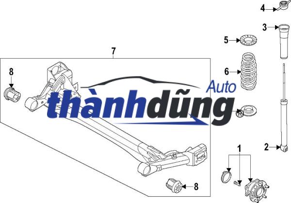 GIÁ ĐỠ THƯỚC LÁI THACO TOWNER 750KG | CQCK3000 - Ảnh 5