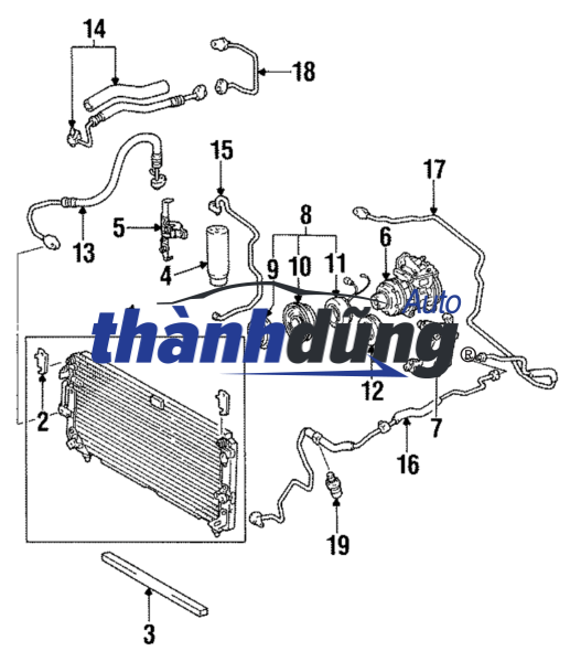 TUY Ô GA CAO ÁP FORD FOCUS 2005-2012 | 5M5H19N602AC - Ảnh 5