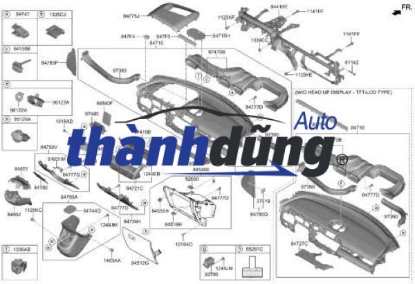 ỐP CỬA GIÓ MÁY LẠNH KIA BONGO 3 2006-2016 | 847604E000 - Ảnh 3