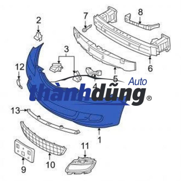 ỐP ĐÈN SƯƠNG MÙ FORD EVEREST 2022-2026 | N1VZ15266D - Ảnh 5
