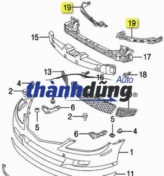 ỐP ĐÈN SƯƠNG MÙ FORD EVEREST 2022-2026 | N1VZ15266D - Ảnh 4