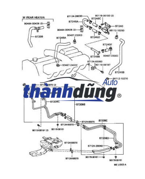 VAN NƯỚC SƯỞI MERCEDES GLC350 2015-2019 | 2742002451 - Ảnh 4