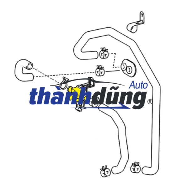 VAN NƯỚC SƯỞI MERCEDES GLC350 2015-2019 | 2742002451 - Ảnh 5