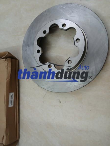 ĐĨA PHANH TRƯỚC TOYOTA HIACE 2005-2014 | 4351226190