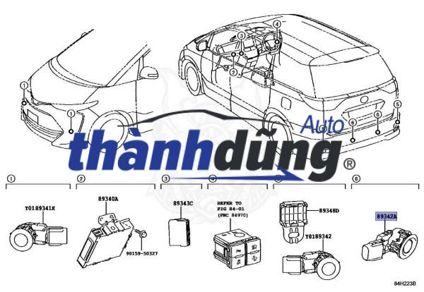 CAM BÁO LÙI TOYOTA RAV4 2015-2021 | 893410K010 - Ảnh 4