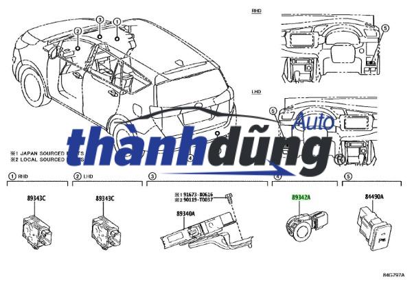 CÔNG TẮC ĐÈN PHANH THACO TF480V | CK3700270N40