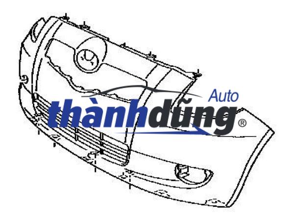 BA ĐỜ SỐC SAU KIA CARENS 2012-2018 | 86611A4010