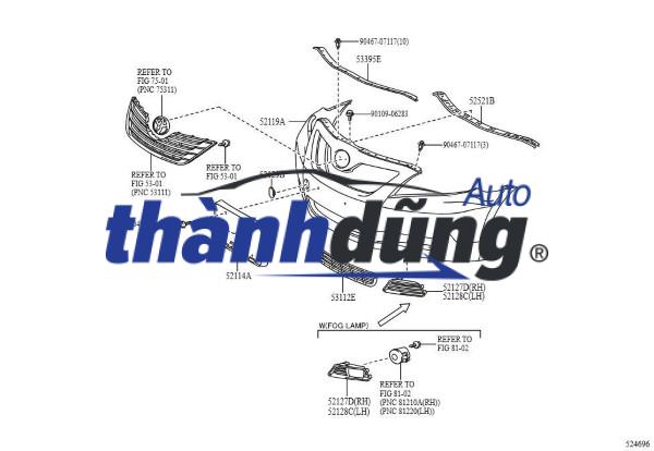 CẢN TRƯỚC XE TOYOTA YARIS 2009 | 5211952948 - Ảnh 5