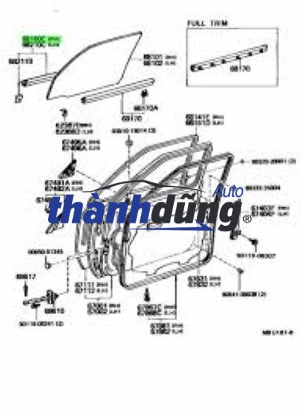 Ổ NGẬM KHÓA CỬA BUICK CASCADA 2016-2019 | 13579523