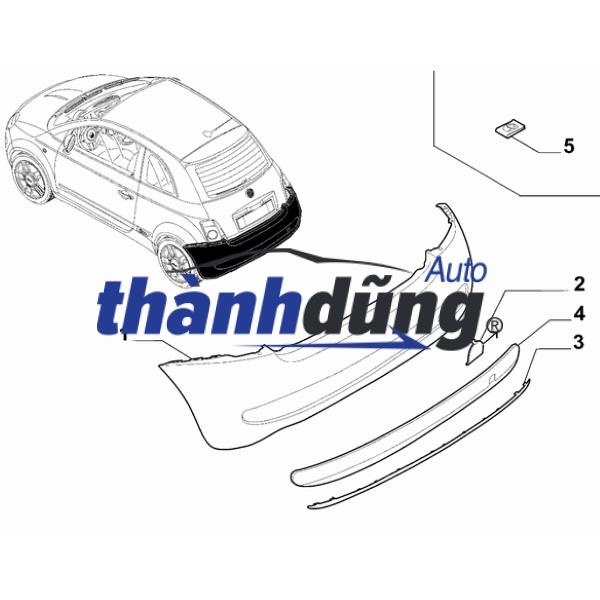ỐP MẠ BA ĐỜ SỐC SAU KIA SELTOS 2023-2026 | 86671Q6500 - Ảnh 4