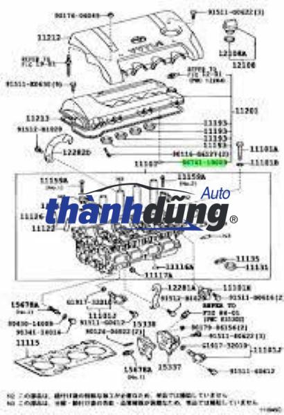 PHỚT BUGI LEXUS RX350 2008-2015 | 1119370010 - Ảnh 4