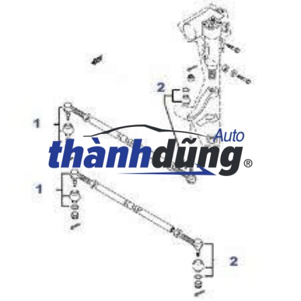 THANH GIẰNG LÁI NISSAN PATROL 2008 | 48680VC026 - Ảnh 4